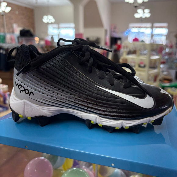 Nike Vapor Black White Baseball Cleats 12 - Picture 3 of 8